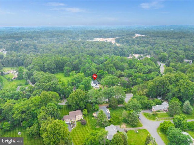 11433 Popes Head Rd, Fairfax, VA 22030 - aerial view of a heavily wooded area