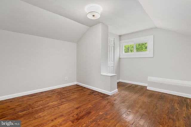 10409 Royalton Ter, Silver Spring, MD 20901 - additional living space with vaulted ceiling and wood finished floors