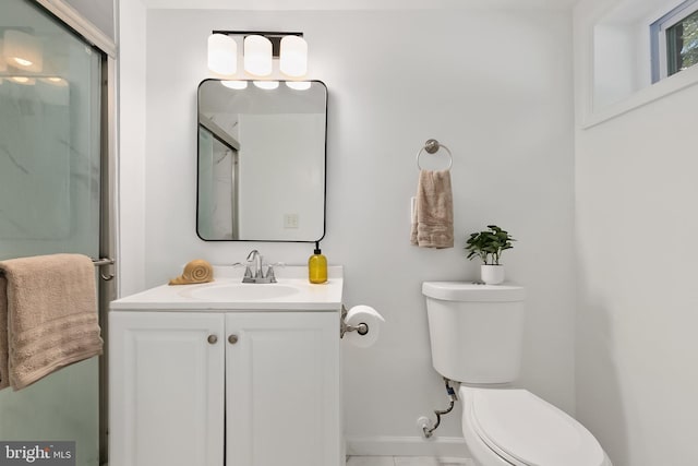 10409 Royalton Ter, Silver Spring, MD 20901 - bathroom with vanity and a shower with shower door