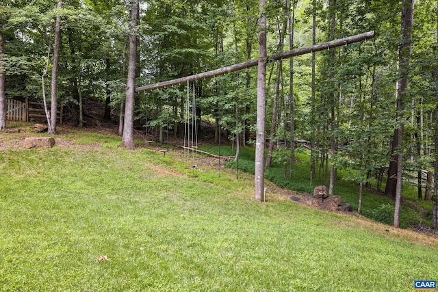 1433 River Oaks Rdg, Charlottesville, VA 22901 - view of yard with a forest view