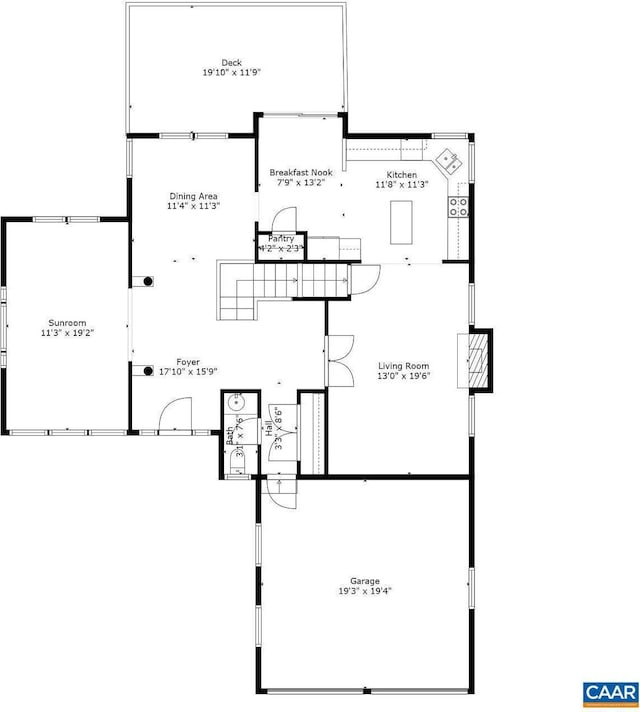 1433 River Oaks Rdg, Charlottesville, VA 22901 - view of floor plan / room layout