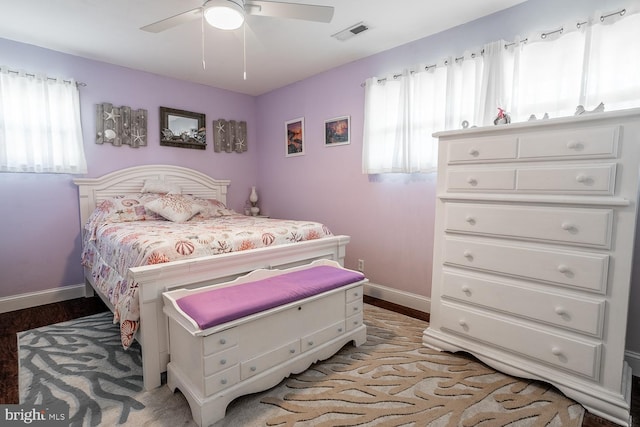 24 Paul Rd, Maple Shade, NJ 08052 - bedroom featuring light wood-style flooring and ceiling fan