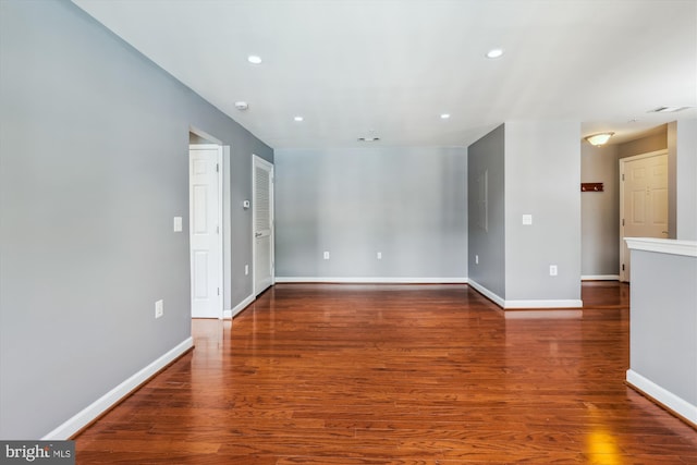 4163 S Four Mile Run Dr Unit 401, Arlington, VA 22204 - spare room with recessed lighting and wood finished floors