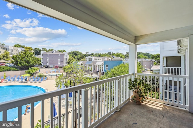 4163 S Four Mile Run Dr Unit 401, Arlington, VA 22204 - balcony featuring a residential view