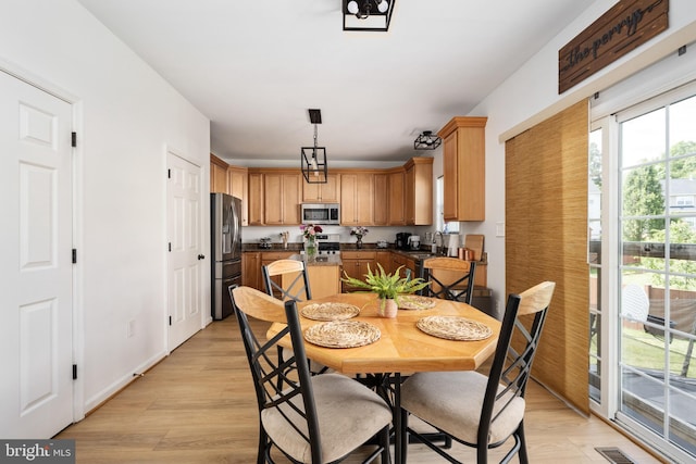 17 Saint Claires Ct, Stafford, VA 22556 - dining space featuring light wood-style flooring