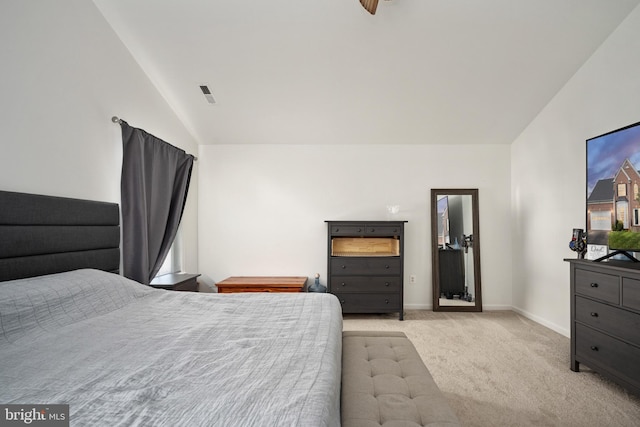 17 Saint Claires Ct, Stafford, VA 22556 - bedroom with lofted ceiling, light colored carpet, and multiple windows