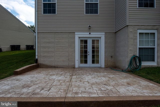 17 Saint Claires Ct, Stafford, VA 22556 - view of patio / terrace with french doors