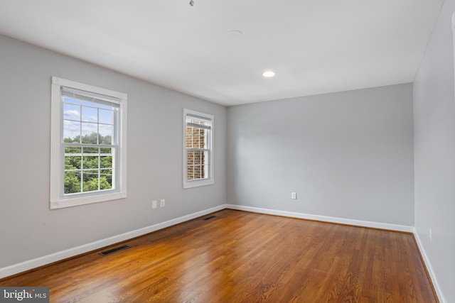 9518 Unity Ln, Lorton, VA 22079 - unfurnished room with wood finished floors and recessed lighting