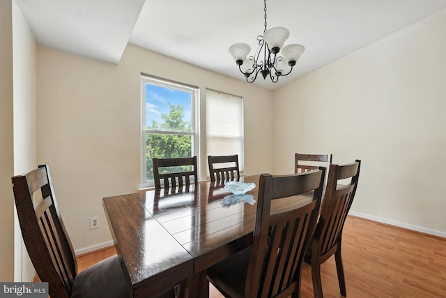 20315 Beaconfield Ter Unit 202, Germantown, MD 20874 - dining room with a chandelier and wood finished floors