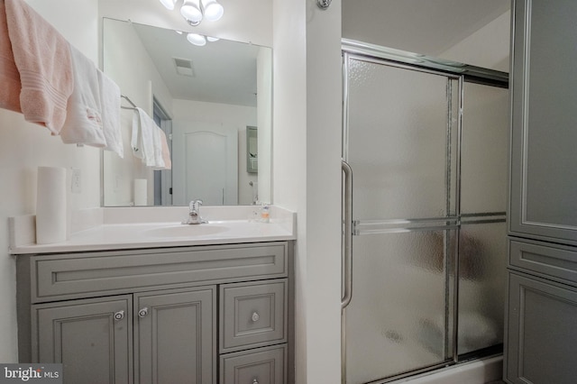 1000 Fountanview Cir, Newark, DE 19713 - full bathroom featuring an enclosed shower and vanity