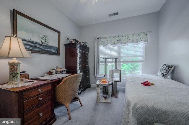 1000 Fountanview Cir, Newark, DE 19713 - carpeted bedroom with a desk and a ceiling fan