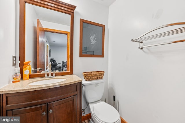 1802 Disney Estates Cir, Severn, MD 21144 - half bathroom with vanity and toilet