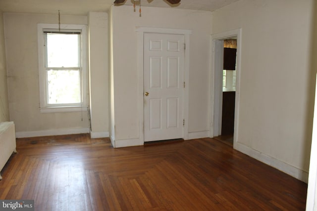 1628 River Rd, Upper Black Eddy, PA 18972 - unfurnished bedroom featuring radiator heating unit and baseboards
