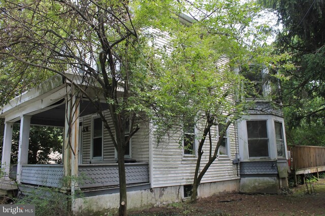 1628 River Rd, Upper Black Eddy, PA 18972 - view of property exterior featuring covered porch