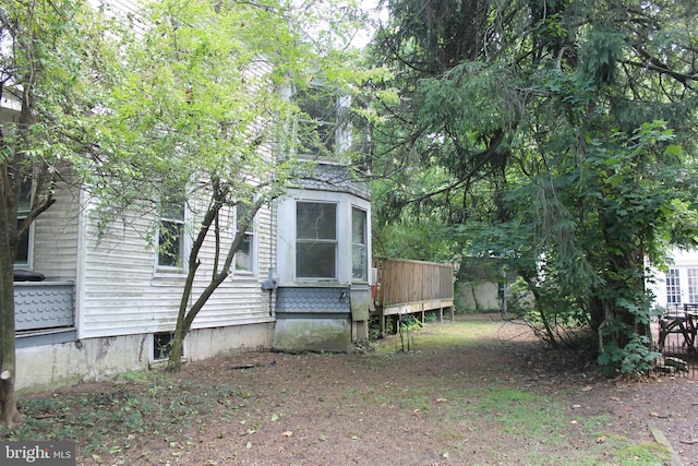 1628 River Rd, Upper Black Eddy, PA 18972 - view of property exterior with a wooden deck
