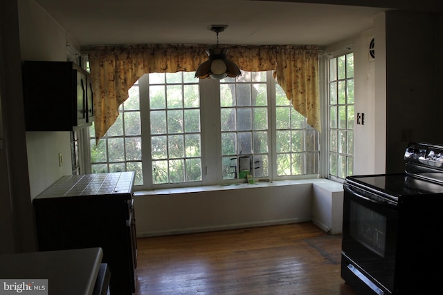 1628 River Rd, Upper Black Eddy, PA 18972 - dining room with dark wood-style flooring