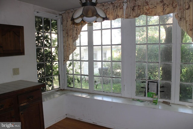 1628 River Rd, Upper Black Eddy, PA 18972 - unfurnished dining area featuring ceiling fan