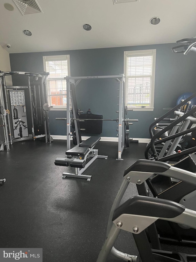2707 Amber Crest Rd, Hanover, MD 21076 - exercise room with baseboards