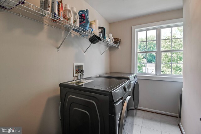 1413 Triton Ct, Edgewater, MD 21037 - washroom featuring washing machine and dryer and light tile patterned floors