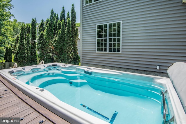 1413 Triton Ct, Edgewater, MD 21037 - view of swimming pool featuring an outdoor hot tub