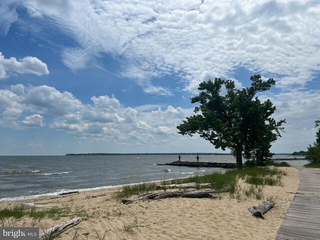 1413 Triton Ct, Edgewater, MD 21037 - water view featuring local beach