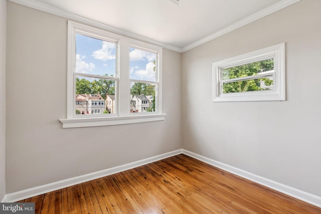 1818 Newton St NE, Washington, DC 20018 - unfurnished room with ornamental molding and hardwood / wood-style floors