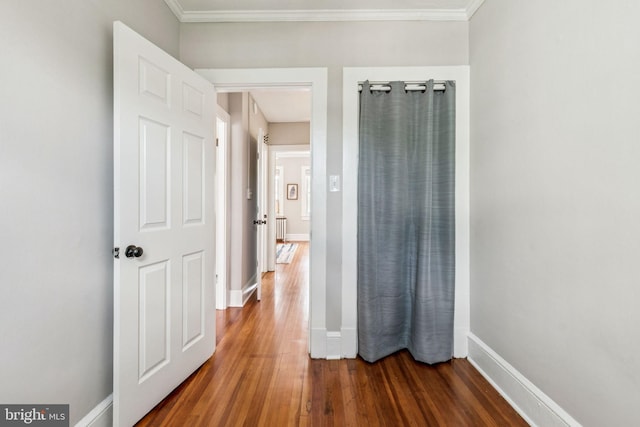 1818 Newton St NE, Washington, DC 20018 - corridor featuring wood finished floors and crown molding