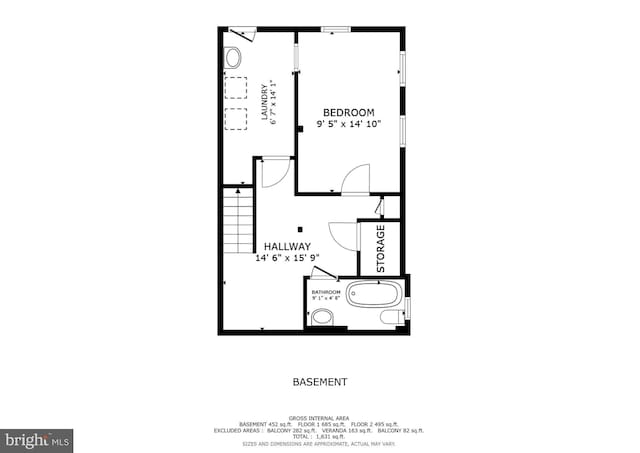 1818 Newton St NE, Washington, DC 20018 - view of property floor plan