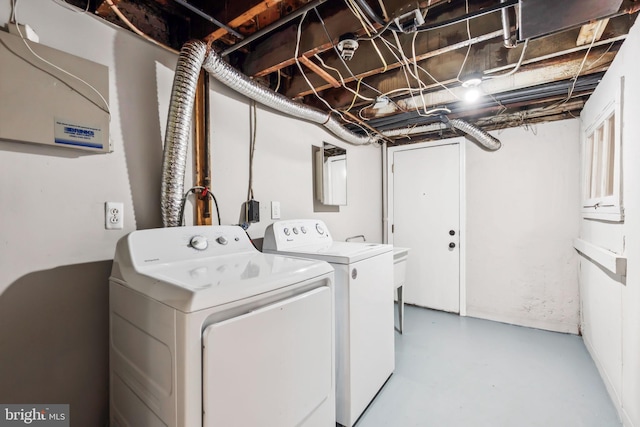 1818 Newton St NE, Washington, DC 20018 - laundry area with washing machine and clothes dryer
