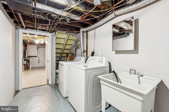 1818 Newton St NE, Washington, DC 20018 - washroom featuring separate washer and dryer