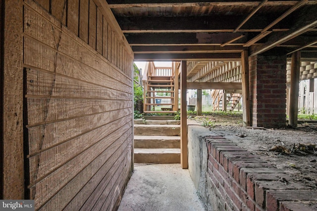 1818 Newton St NE, Washington, DC 20018 - view of patio with stairs