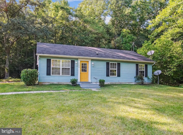 14050 Oaks Rd, Hughesville, MD 20637 - view of front facade featuring a front yard