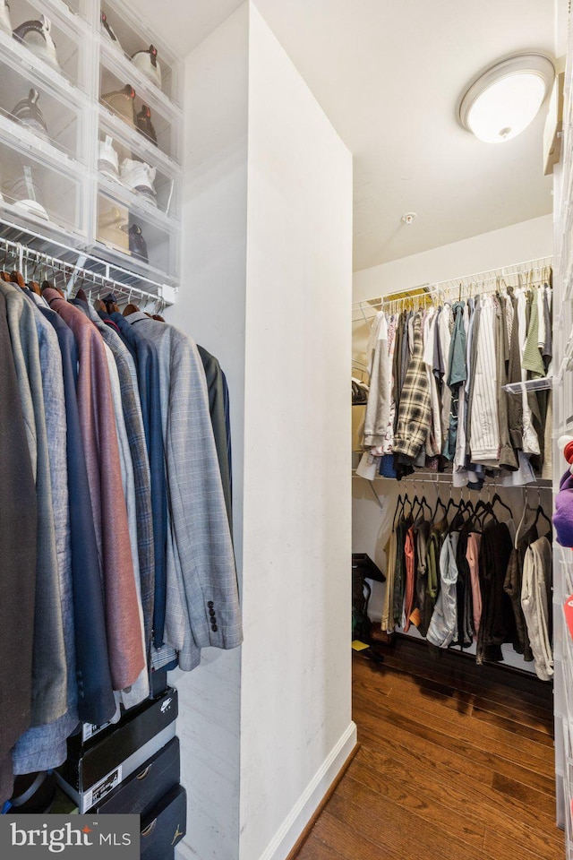 5445 Stream Bank Ln, Greenbelt, MD 20770 - spacious closet with wood finished floors