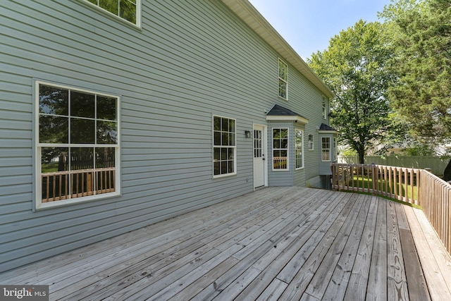 27 Brown Cir, Fredericksburg, VA 22405 - view of wooden deck