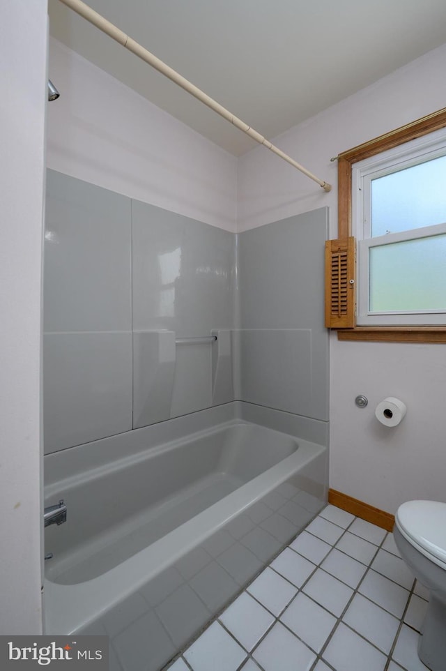26 Rose Ln, Cherry Hill, NJ 08002 - bathroom with  shower combination and tile patterned flooring
