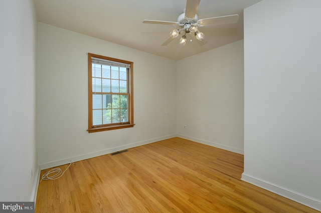 26 Rose Ln, Cherry Hill, NJ 08002 - empty room with light wood-style flooring and ceiling fan