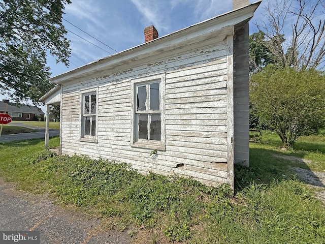 505 Battlefield Ft, Defiance, VA 24437 - view of home's exterior with a chimney