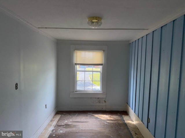 505 Battlefield Ft, Defiance, VA 24437 - empty room featuring wood-type flooring and crown molding