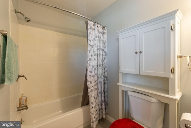 6221 Sandpiper Ct Unit 7, Elkridge, MD 21075 - full bathroom with toilet and shower / tub combo with curtain