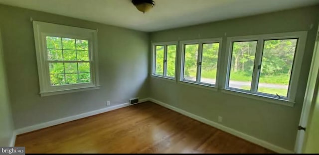 769 S Water St, Woodstock, VA 22664 - spare room featuring wood finished floors and baseboards