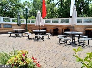 769 S Water St, Woodstock, VA 22664 - view of home's community featuring a patio and outdoor dining area