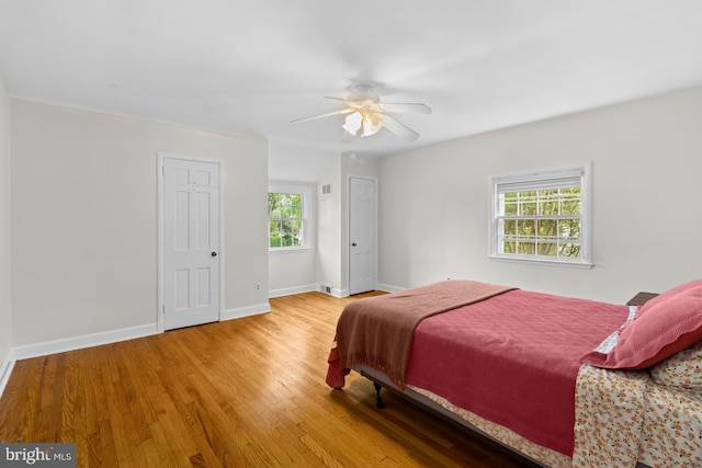 4 Haslet Way, Wilmington, DE 19807 - bedroom with wood finished floors and ceiling fan