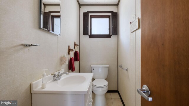 237 Louise Dr, Morrisville, PA 19067 - bathroom with vanity and tile patterned floors
