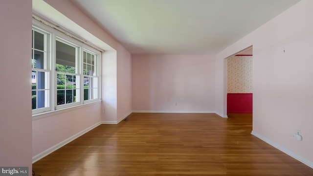 237 Louise Dr, Morrisville, PA 19067 - spare room featuring wood finished floors and baseboards