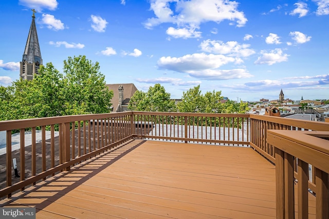 1717 Bank St, Baltimore, MD 21231 - view of wooden terrace