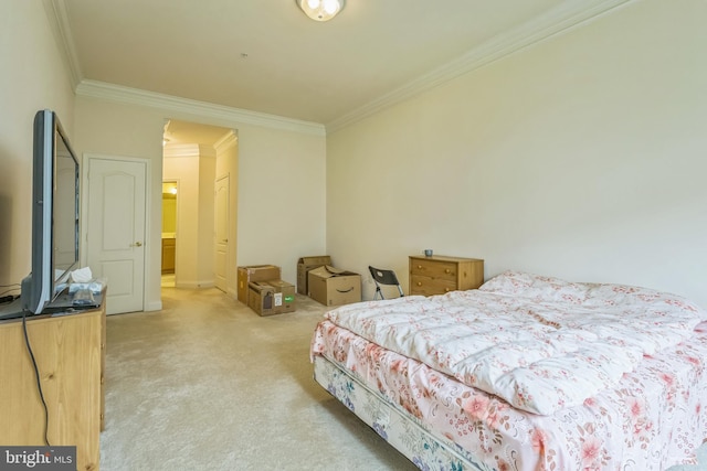 7206 Paperbark Ter, Laurel, MD 20707 - carpeted bedroom featuring ornamental molding