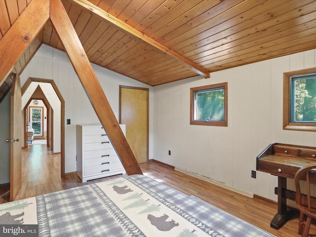 13 Mountainside Dr, Berkeley Springs, WV 25411 - sitting room featuring wood finished floors, healthy amount of natural light, and wooden ceiling