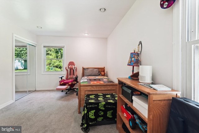 12116 Long Ridge Ln, Bowie, MD 20715 - carpeted bedroom featuring recessed lighting and a closet