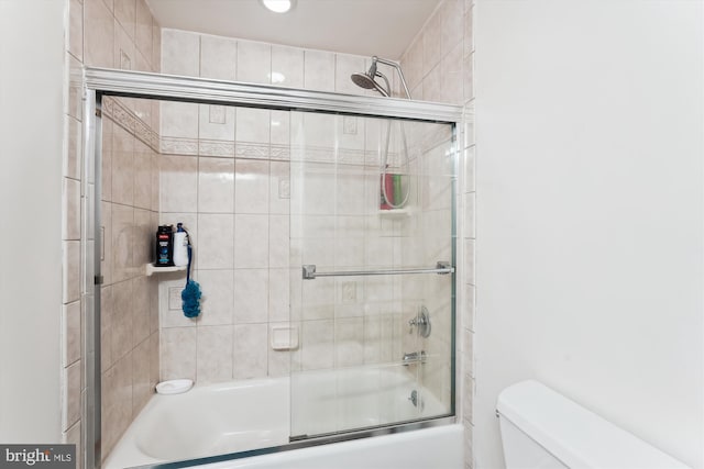 12116 Long Ridge Ln, Bowie, MD 20715 - full bathroom with combined bath / shower with glass door and toilet