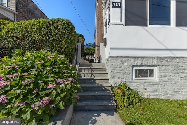313 W 5th Ave, Conshohocken, PA 19428 - view of exterior entry with stone siding